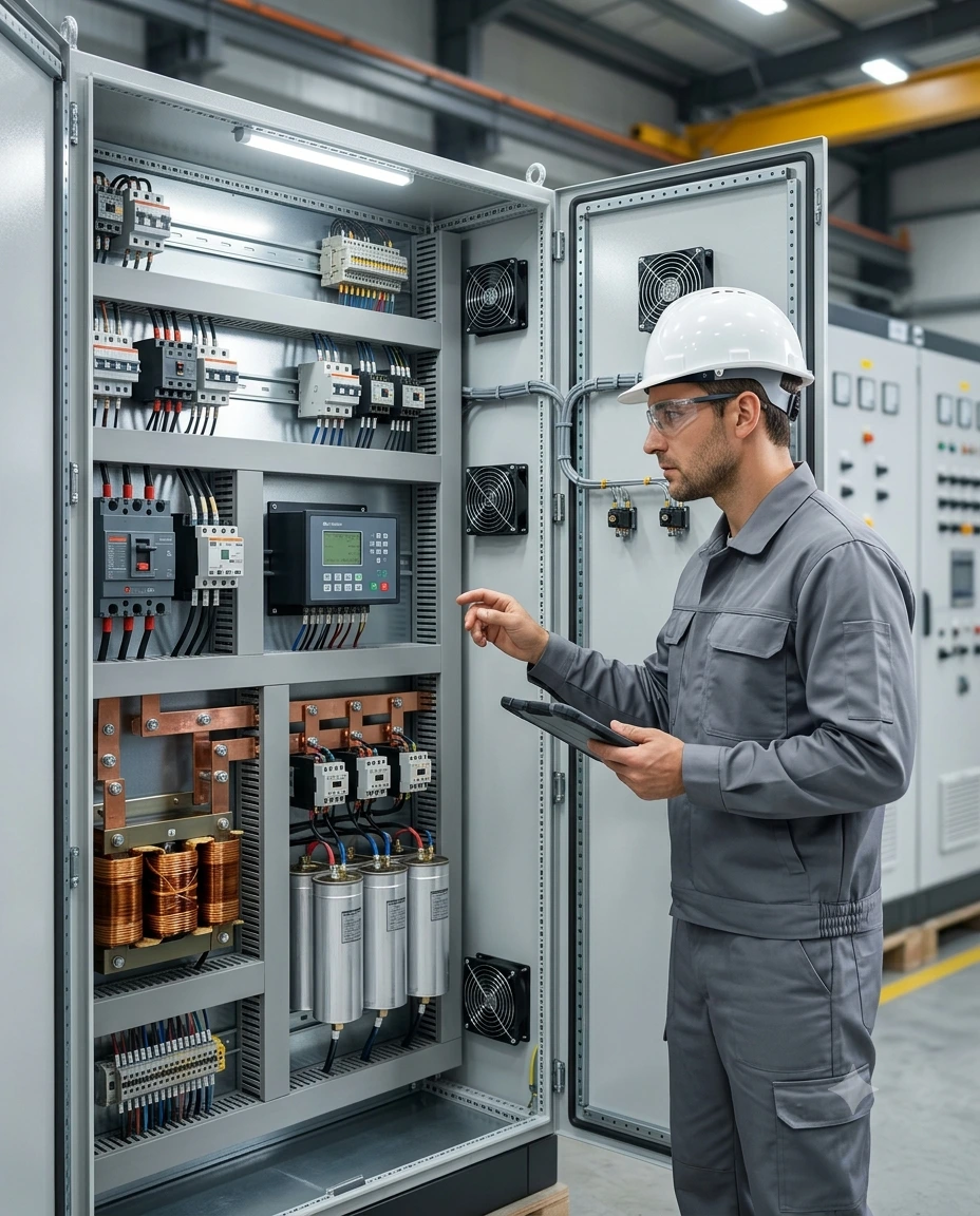 APFC Panel Design and Manufacturing by NexVolt Engineering & EPC Solutions